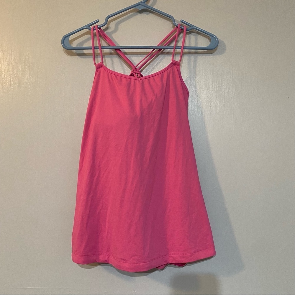 Lululemon Pink Activewear Tank Top Size 8